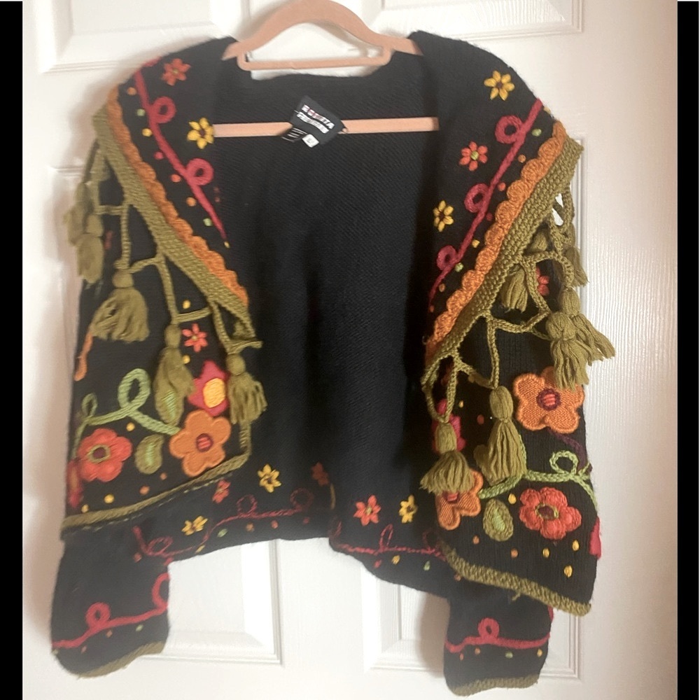 COPY - Roberta Freymann wool cardigan